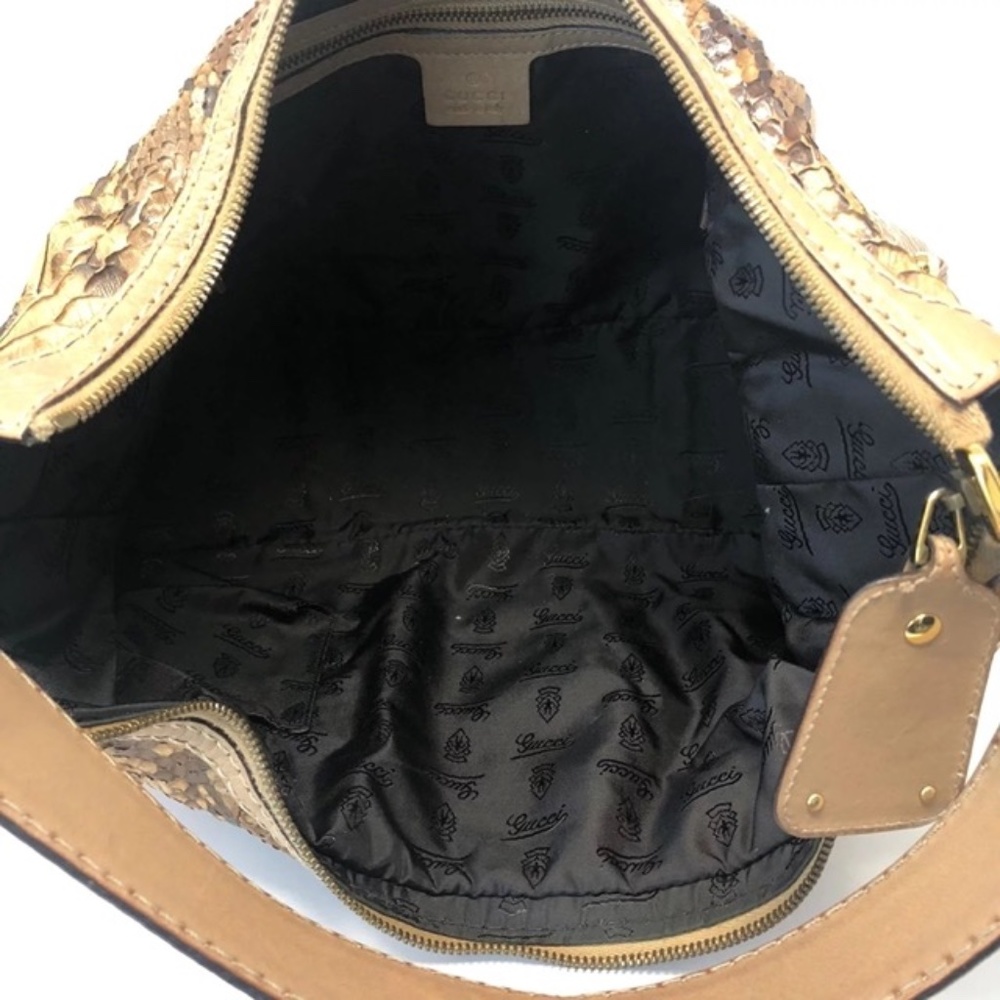 Gucci Jockey Python Shoulder Bag - Picture 3 of 10